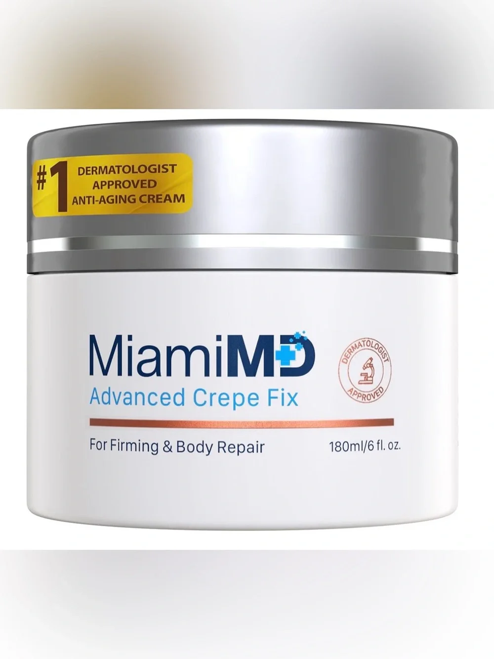 NIB Miami MD Advanced Crepe Fix Cream - Firming & Body Repair 180ml / 6 fl oz
